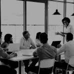 bigstock Businesswoman presenting to co BW e1456197552538